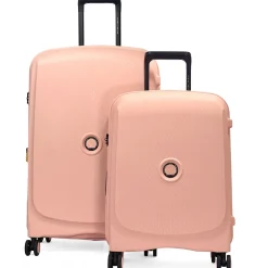 Delsey Lot 2 valises rigides Beaumont cabine 55cm et soute extensible 71cm TSA