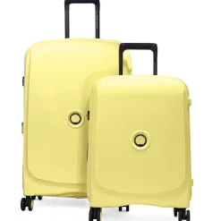 Delsey Lot 2 valises rigides Beaumont cabine 55cm et soute extensible 71cm TSA