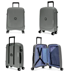 Delsey Lot 2 valises rigides Beaumont cabine 55cm et soute extensible 71cm TSA