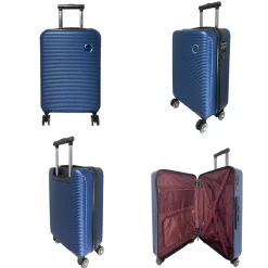 David Jones Lot 3 valises rigides dont 1 valise cabine ABS TSA