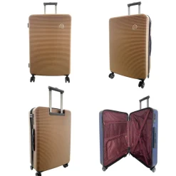 David Jones Lot 3 valises rigides dont 1 valise cabine ABS TSA