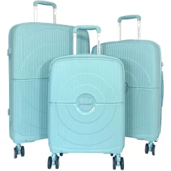 David Jones Lot 3 valises rigides dont 1 valise cabine TSA PETE