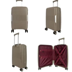 David Jones Lot 3 valises rigides dont 1 cabine PETE TSA