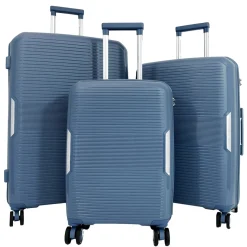 David Jones Lot 3 valises rigides dont 1 cabine PETE TSA