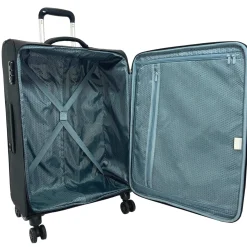 Delsey Lot 3 valises souples Caracas dont une valise cabine 55cm