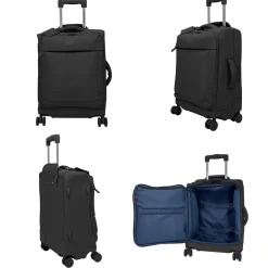 David Jones Lot de 3 valises souples dont 1 valise cabine