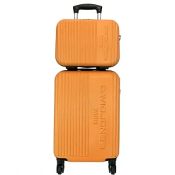 David Jones Lot valise cabine 55cm plus 1 vanity rigides ABS