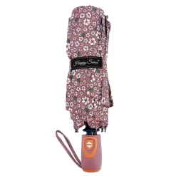 Femme Bleucerise Parapluie pliable avec ouverture et fermeture automatique Happy Swan