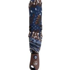 Femme Bleucerise Parapluie pliable avec ouverture et fermeture automatique Happy Swan