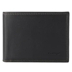 Homme Cactus Porte Cartes cuir de vachette anti-RFID