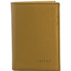 Femme Cactus Porte Cartes cuir de vachette anti-RFID