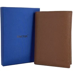 Femme Cactus Portefeuille cuir de vachette anti-RFID