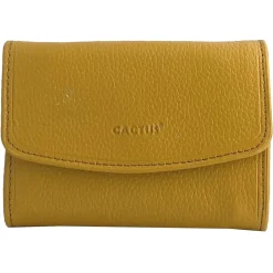Femme Cactus Porte-monnaie cuir de vachette anti-RFID