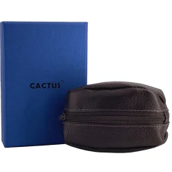 Homme Cactus Porte-monnaie cuir de vachette