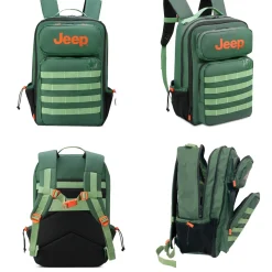 Jeep Sac à dos ordinateur extensible simple compartiment JS010B 15.6