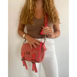 Femme Cactus Sac à main gibecière en toile petite taille