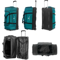 David Jones Sac de voyage à roulettes 105L double compartiment Taille L 75cm