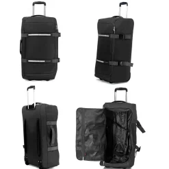 David Jones Sac de voyage avec roulettes 80L polyester taille L 72.5cm