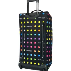 David Jones Sac de voyage avec roulettes 120L grand volume taille XL 76cm