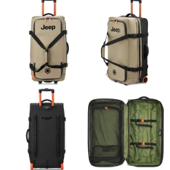 Jeep Sac de voyage avec roulettes 64L JS005A polyester taille L 72cm