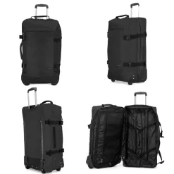 David Jones Sac de voyage cabine à roulettes 74L double compartiment taille L 70cm