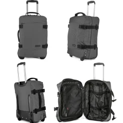 David Jones Sac de voyage cabine à roulettes 35L double compartiment taille S 50cm