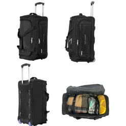 David Jones Sac de voyage cabine avec roulettes 36L polyester taille S 53cm