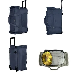 David Jones Sac de voyage cabine avec roulettes 42L polyester taille S 50cm