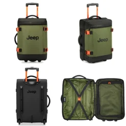 Jeep Sac de voyage cabine avec roulettes 37L JS007C polyester taille S 55cm