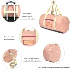 Cactus Sac de voyage week-end 18L et sport sans roulettes