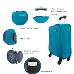 David Jones Valise cabine passe-partout souple 55cm